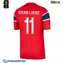 Fotballdrakt Herre Norge Jorgen Strand Larsen #11 Hjemmedrakt VM 2026 Kortermet